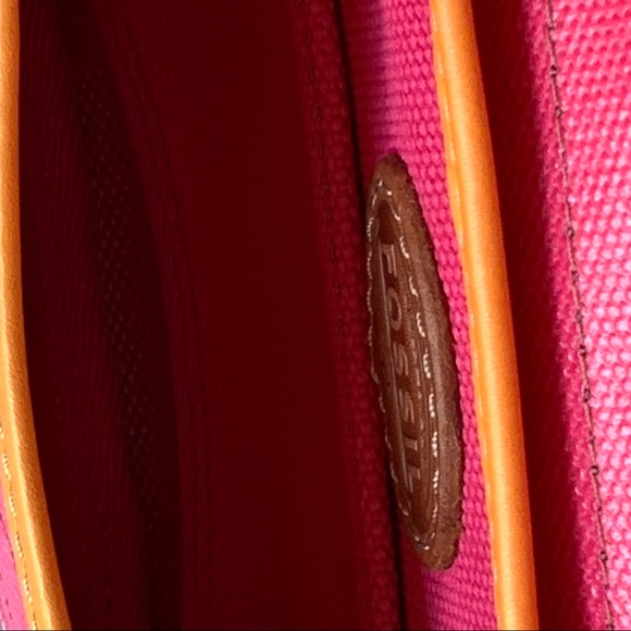 NWOT Custom FOSSIL Austin Crossbody Bag - Hand painted - Picture 6 of 11